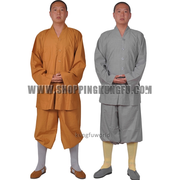 Details about   Thick Cotton Buddhist Shaolin Monk Robe Daily Kung fu Suit Meditation Uniforms 