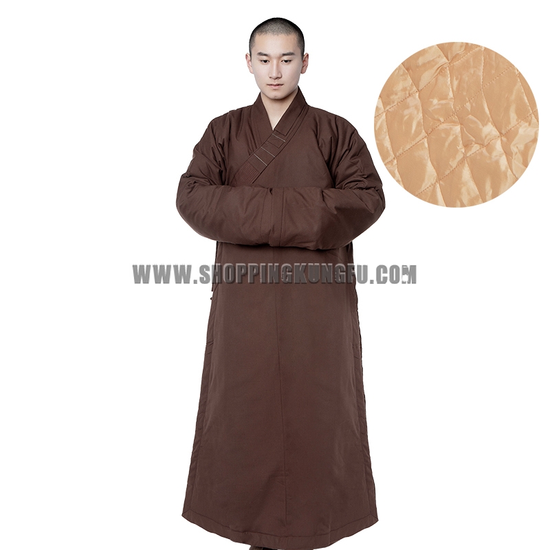 Shoalin Robe Cotton Padded Winter Shaolin Buddhist Monk Robes